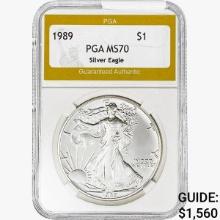 1989 Silver Eagle PGA MS70