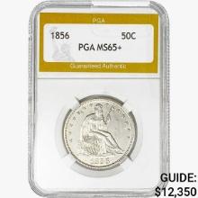 1856 Seated Liberty Half Dollar PGA MS65+