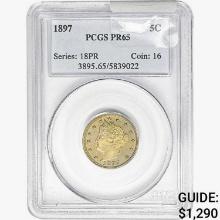 1897 Liberty Victory Nickel PCGS PR65