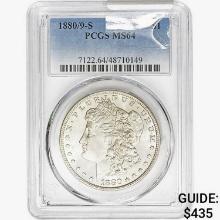 1880/9-S Morgan Silver Dollar PCGS MS64