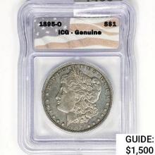 1895-O Morgan Silver Dollar ICG