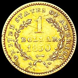 1850 Rare Gold Dollar CLOSELY UNCIRCULATED