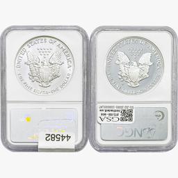 [2] 1986-2007 Silver Eagle NGC MS/PF68/69 ULTRA CAMEO