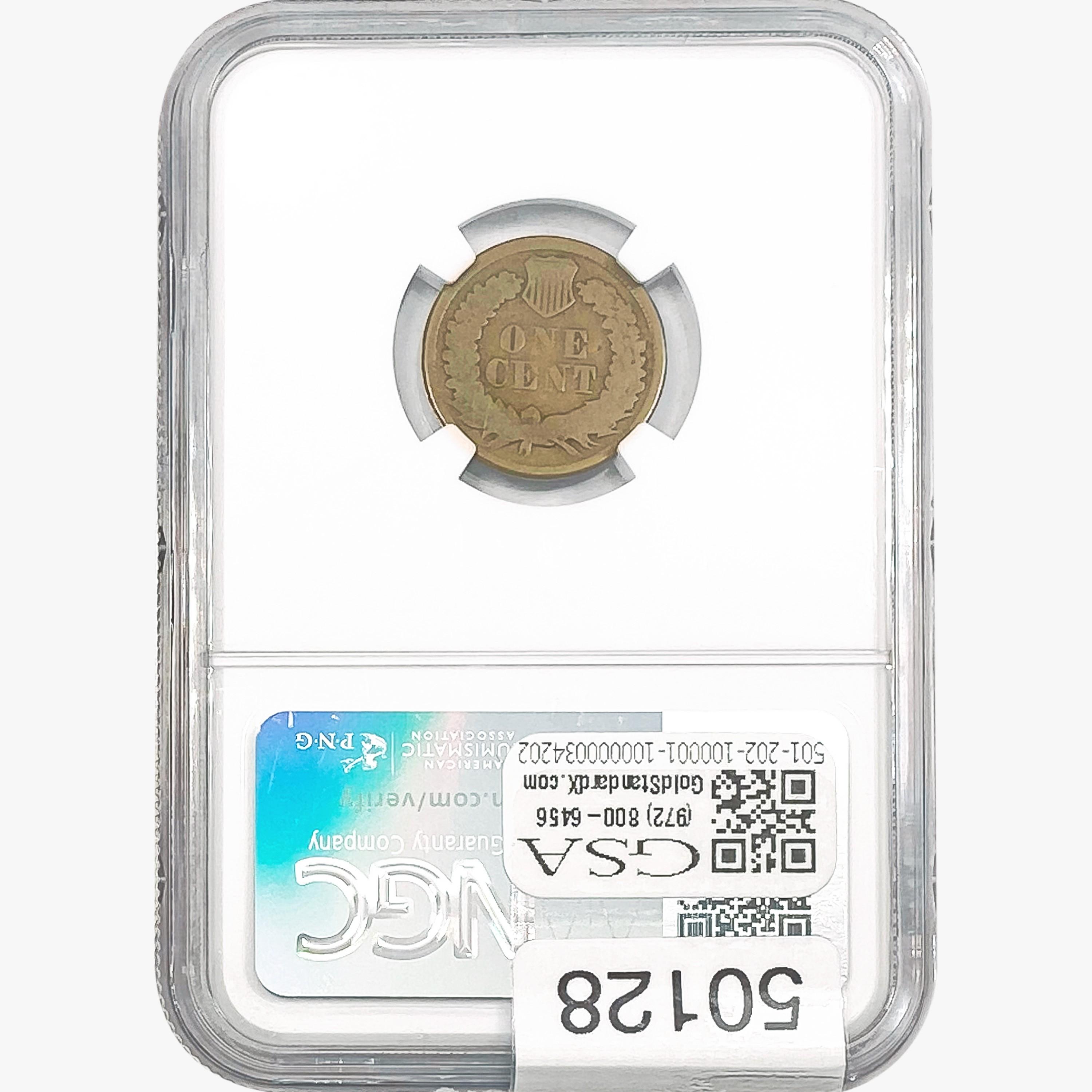 1877 Indian Head Cent NGC AG3 BN