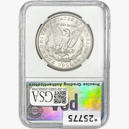 1886-S Morgan Silver Dollar PGA MS65+