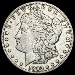 1893-CC Morgan Silver Dollar NEARLY UNCIRCULATED