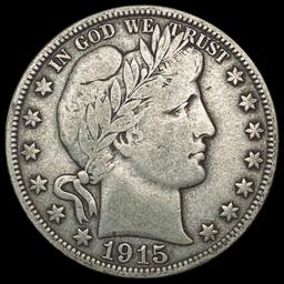 1915-D Barber Half Dollar NICELY CIRCULATED