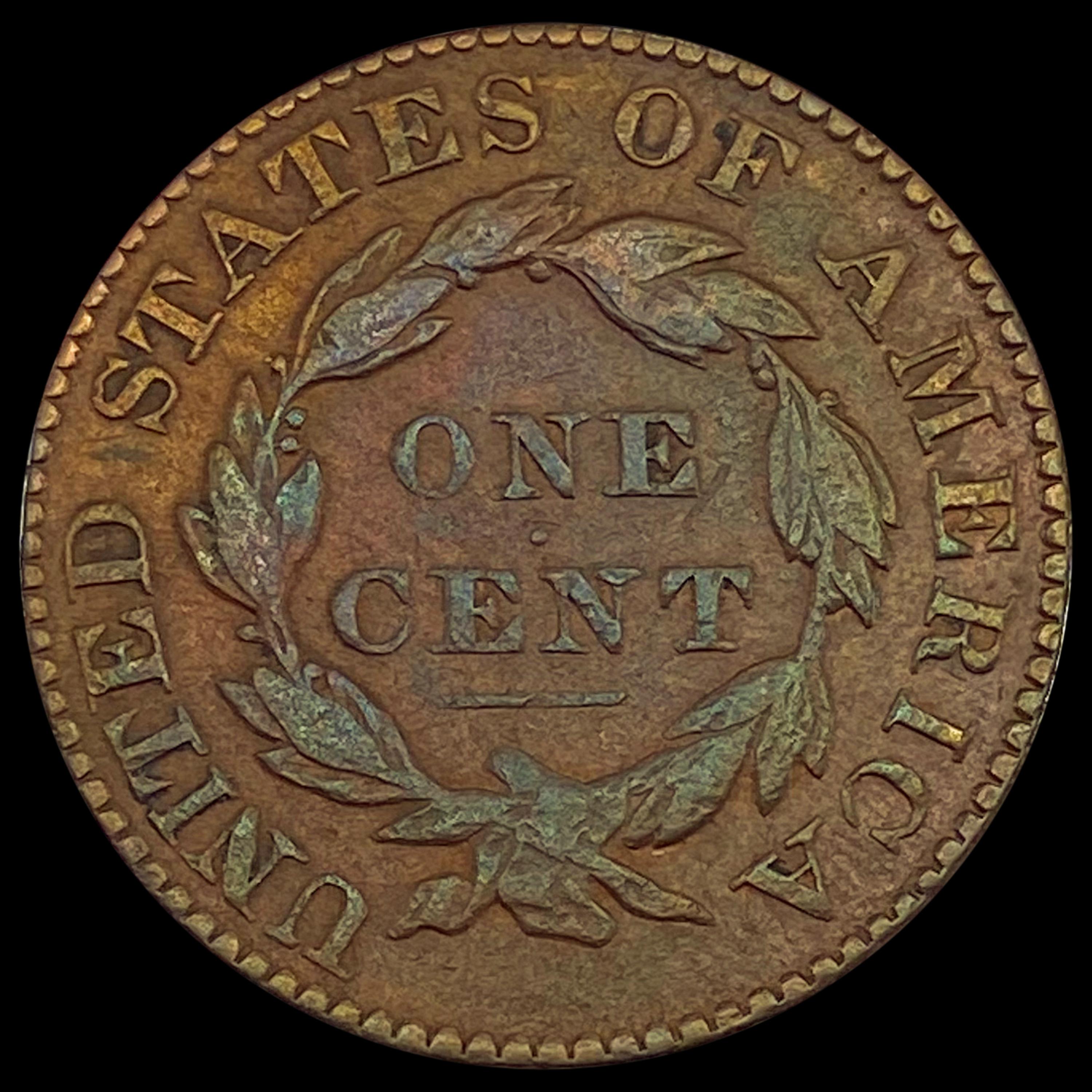1829 LG LETTERS Coronet Head Large Cent LIGHTLY CIRCULATED