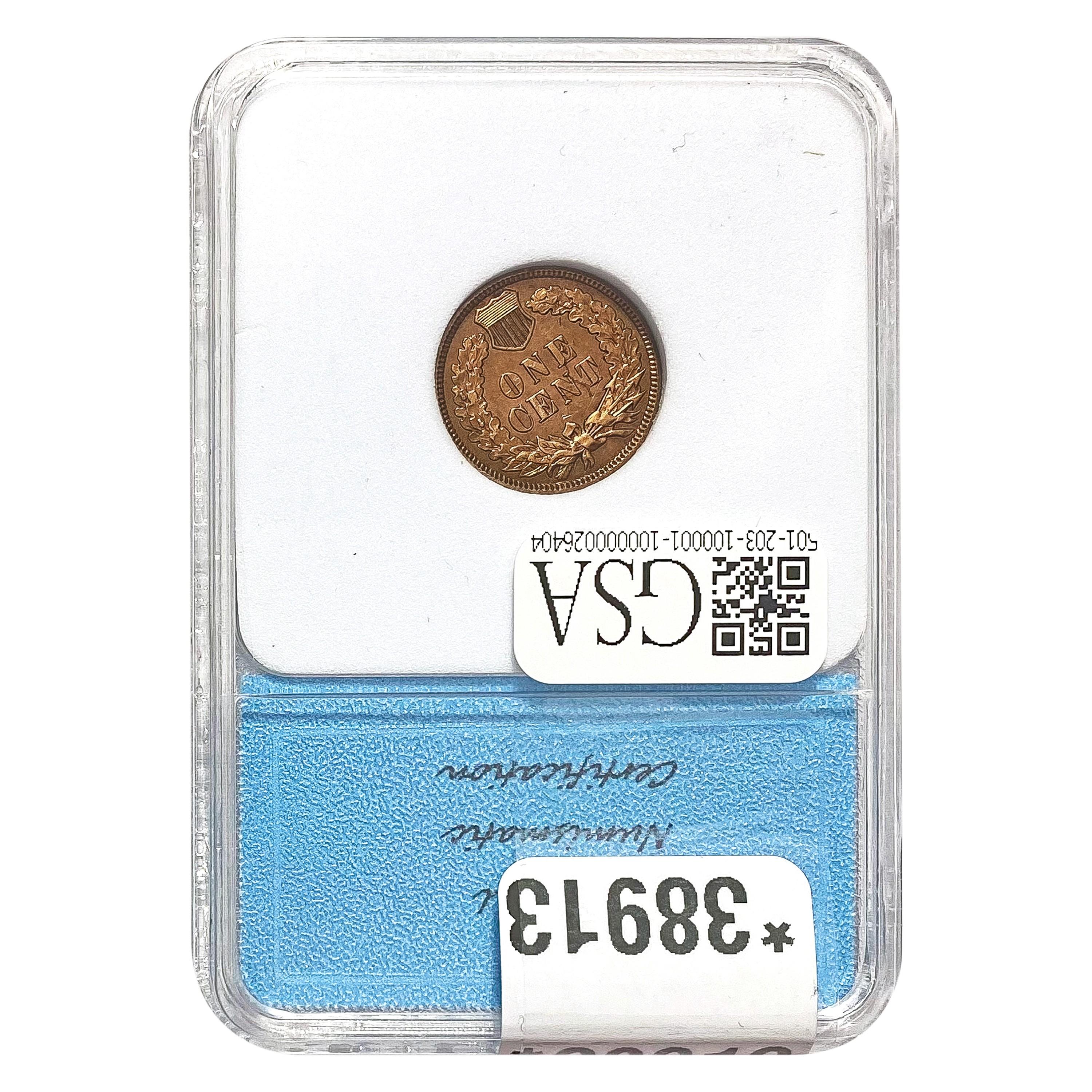 1892 Indian Head Cent NNC MS-62 RB