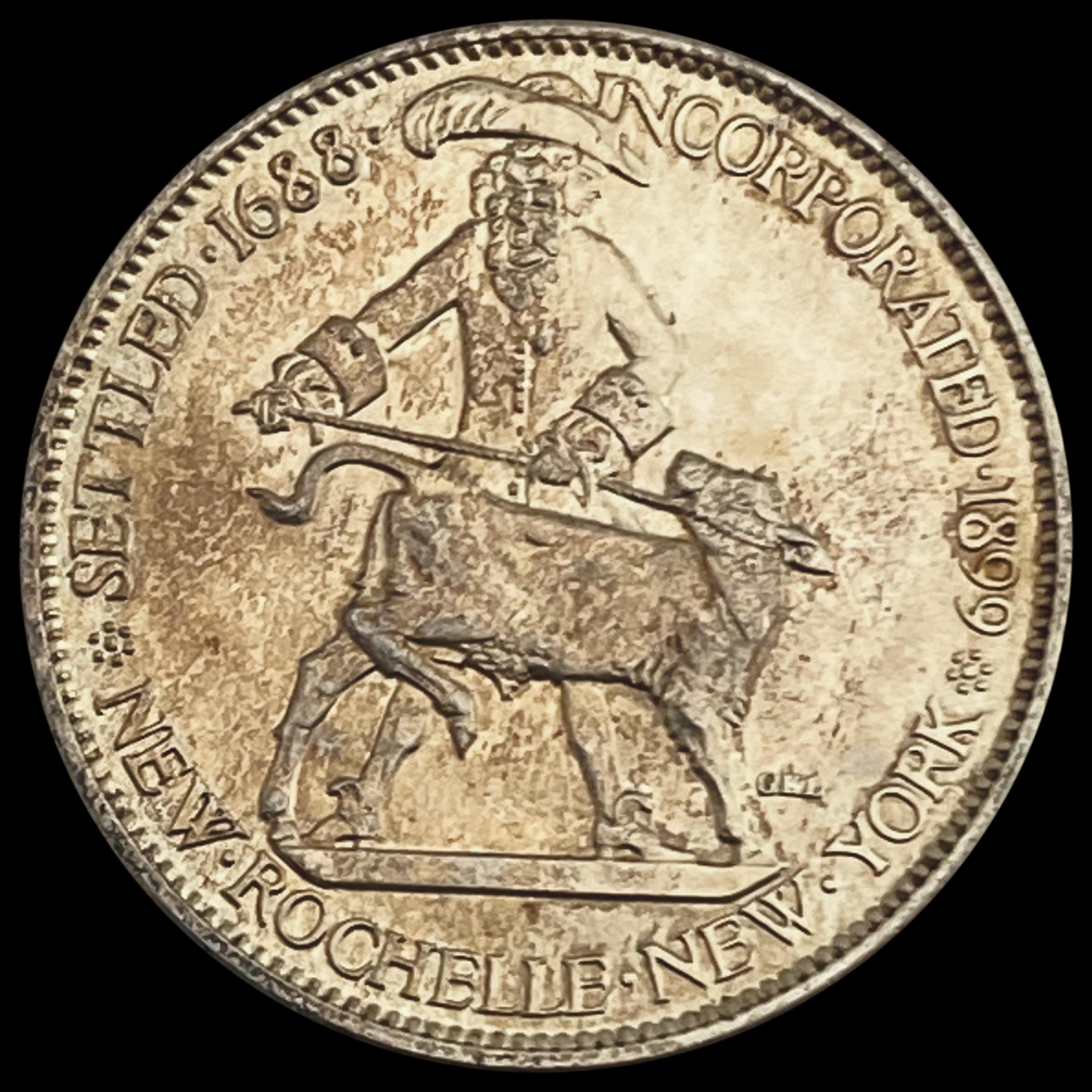 1938 New Rochelle Half Dollar UNCIRCULATED