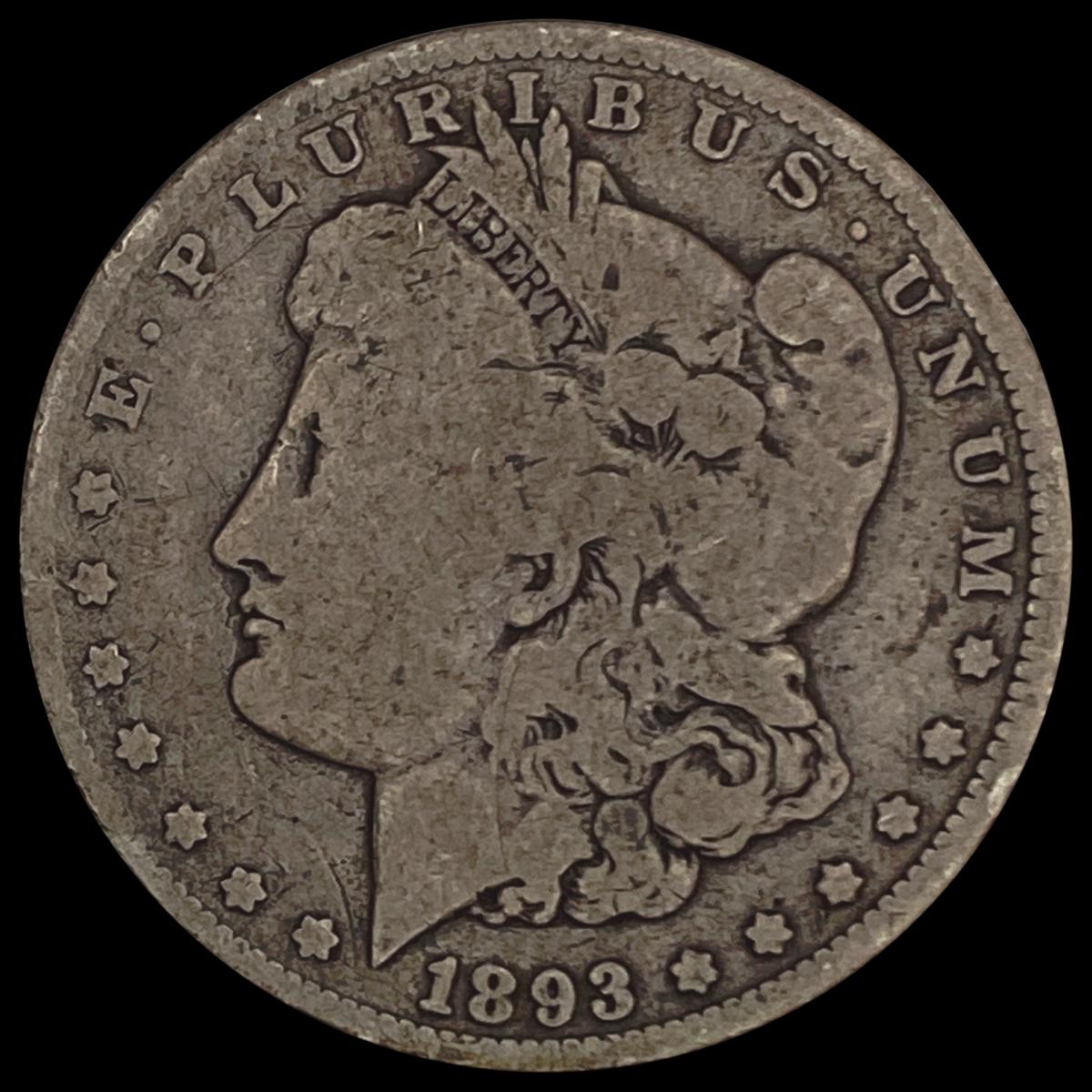 1893 Morgan Silver Dollar NICELY CIRCULATED