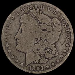 1893 Morgan Silver Dollar NICELY CIRCULATED