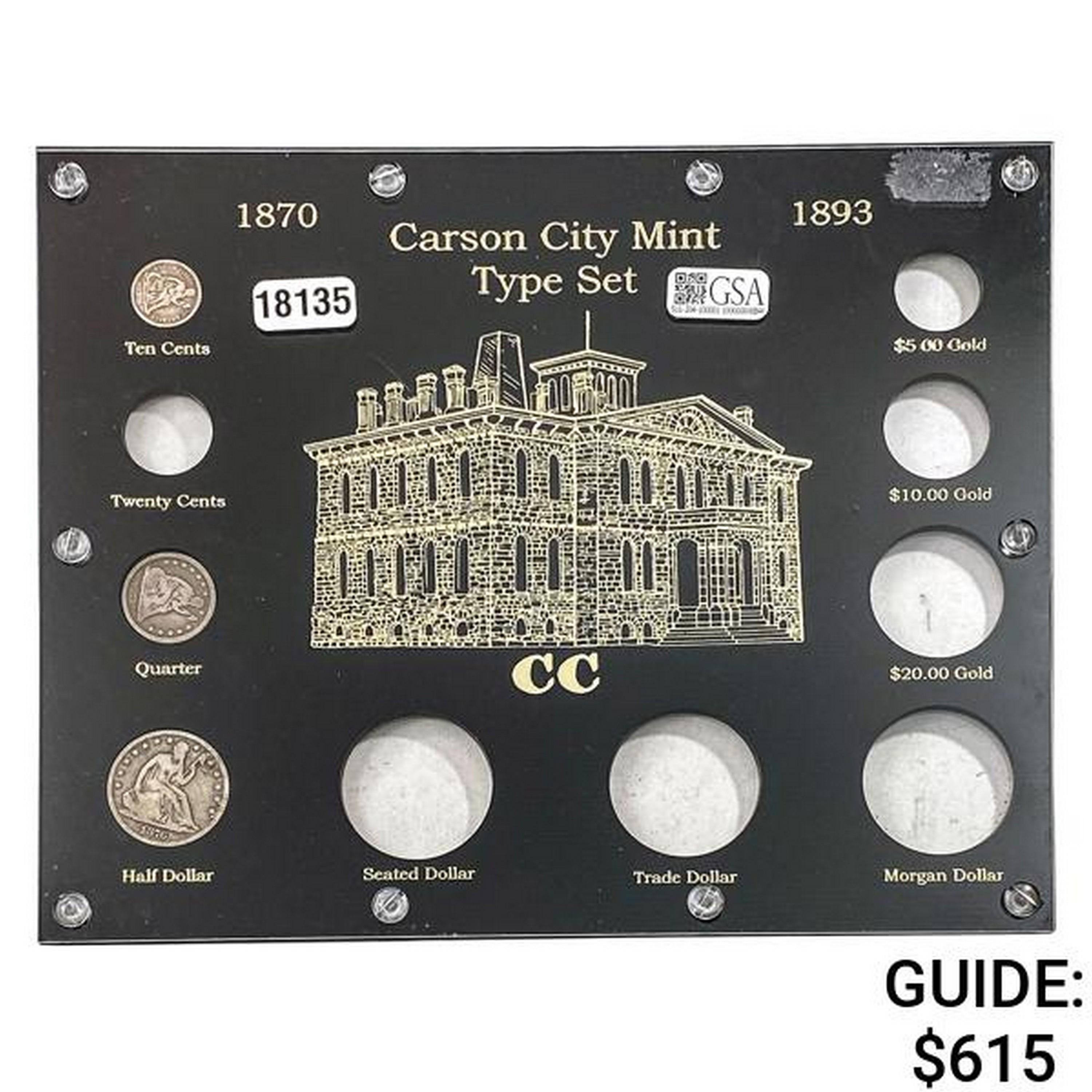 1876-1877 [3] 10C-50C Seat. Lib. Car. City