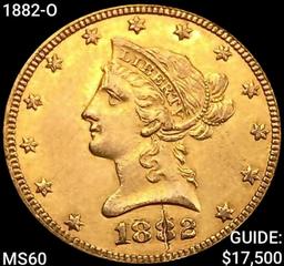 1882-O $10 Gold Eagle
