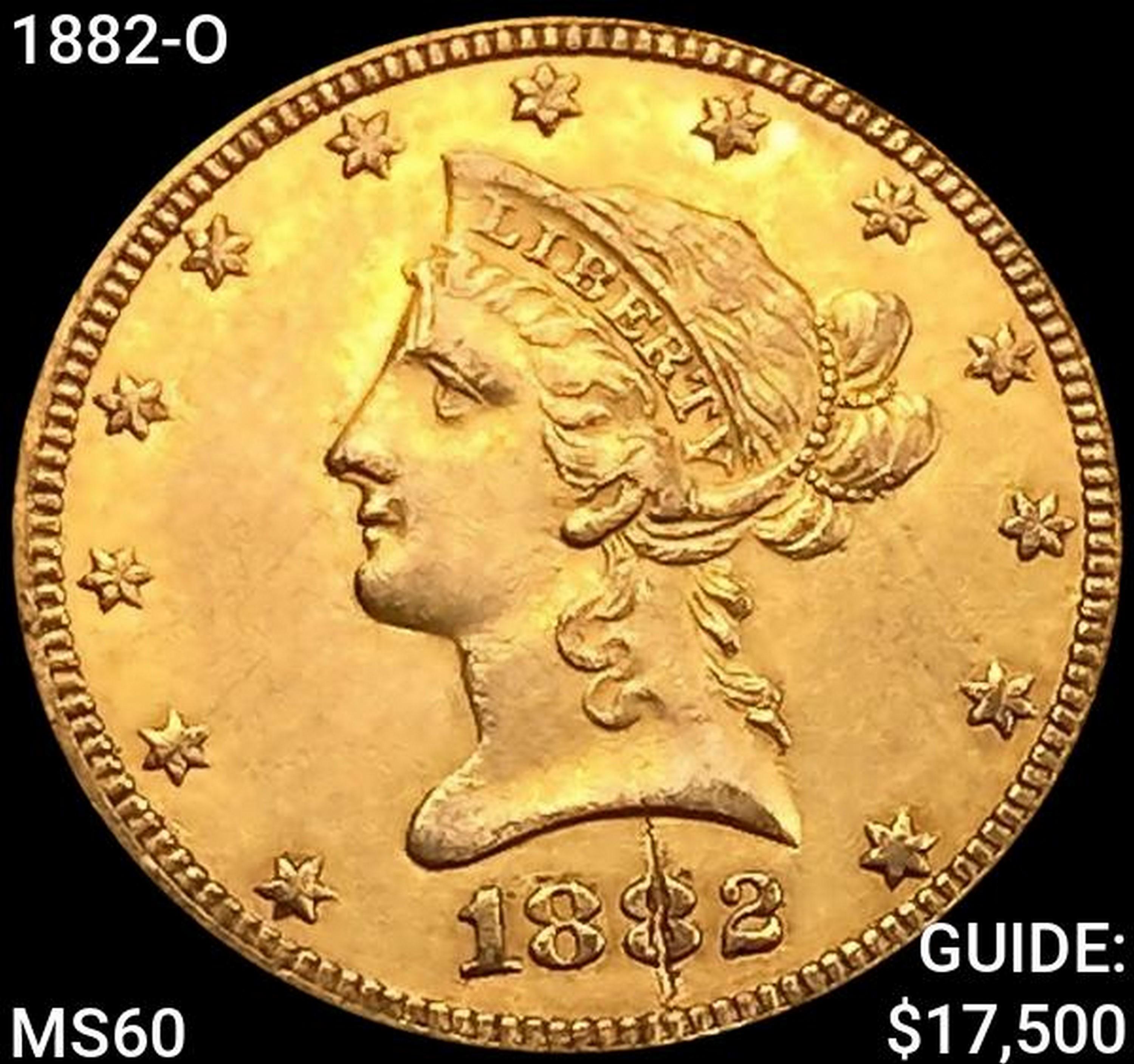 1882-O $10 Gold Eagle