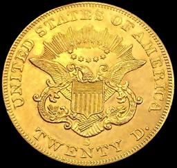 1854-S $20 Gold Double Eagle