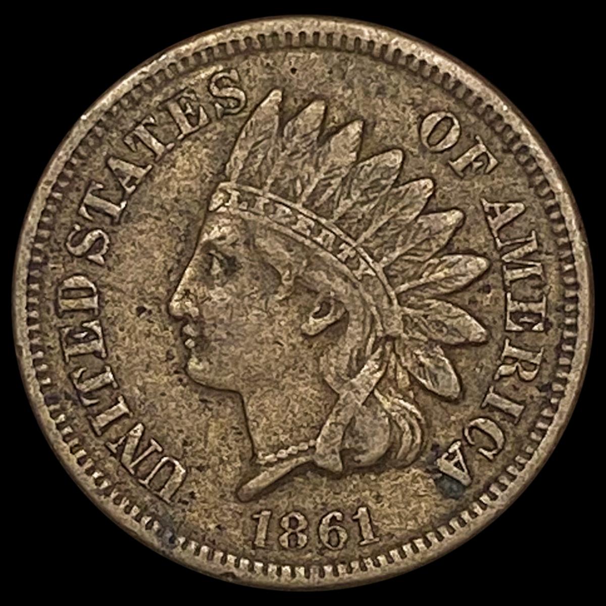 1861 Indian Head Cent LIGHTLY CIRCULATED
