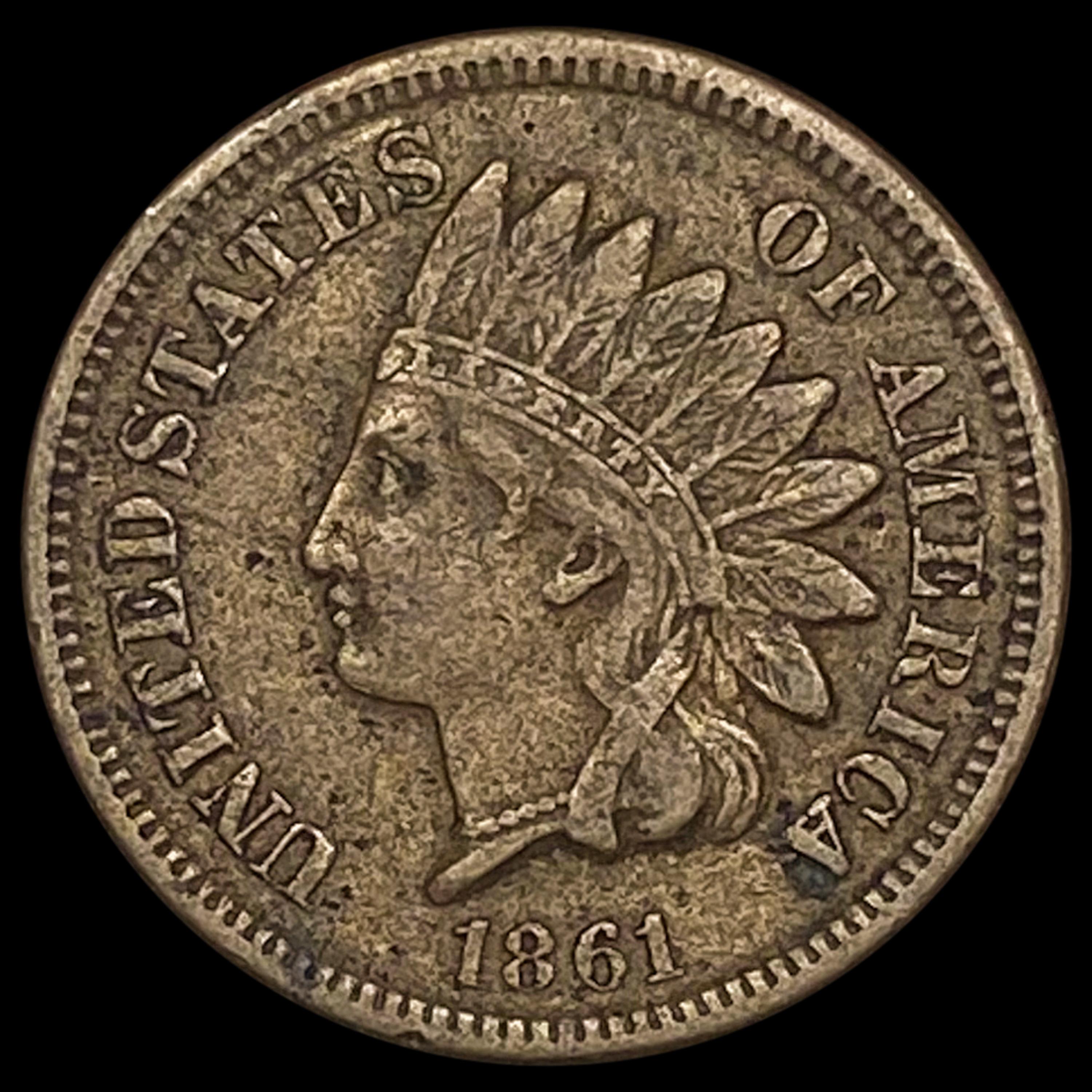 1861 Indian Head Cent LIGHTLY CIRCULATED