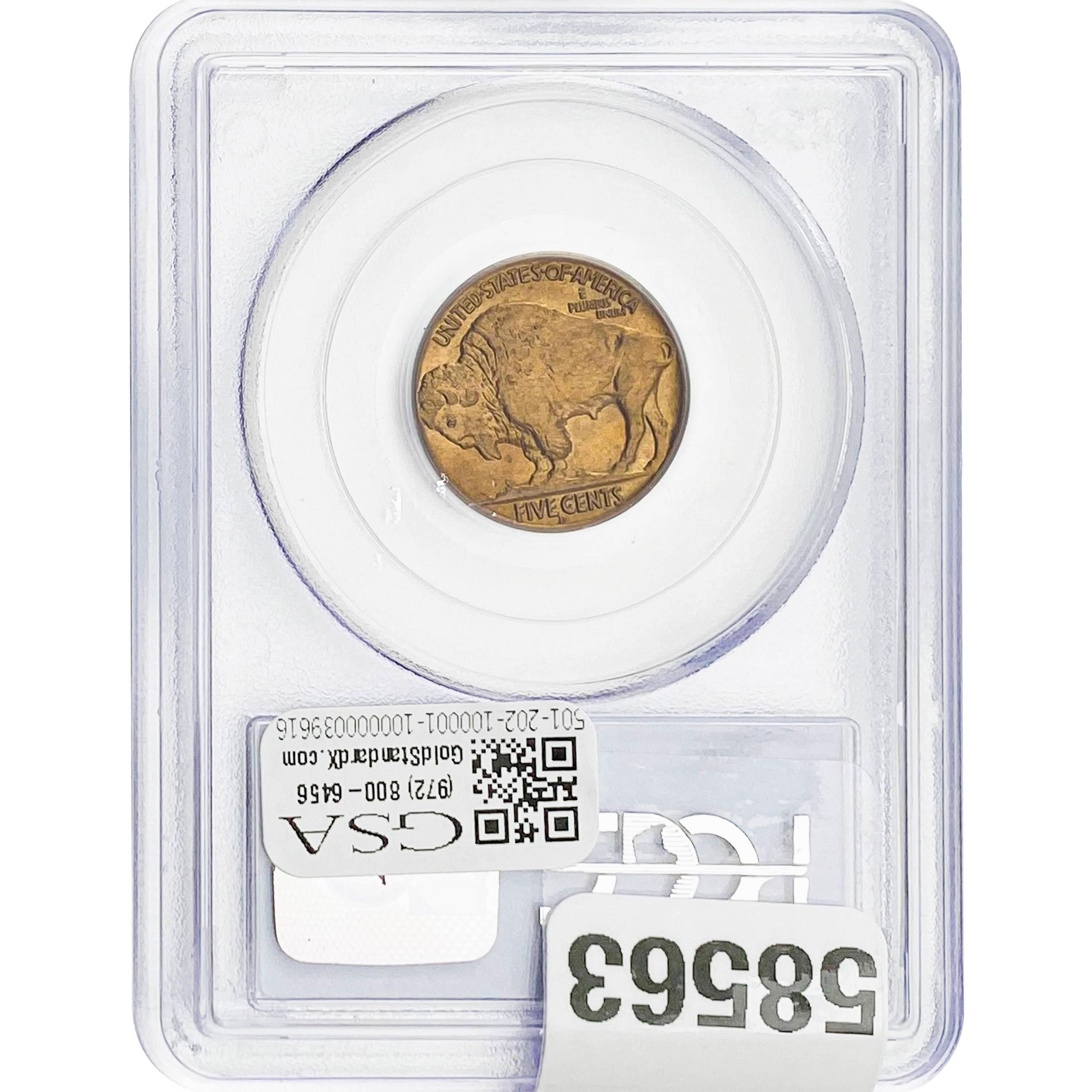 1938-D 5C Buffalo PCGS MS66