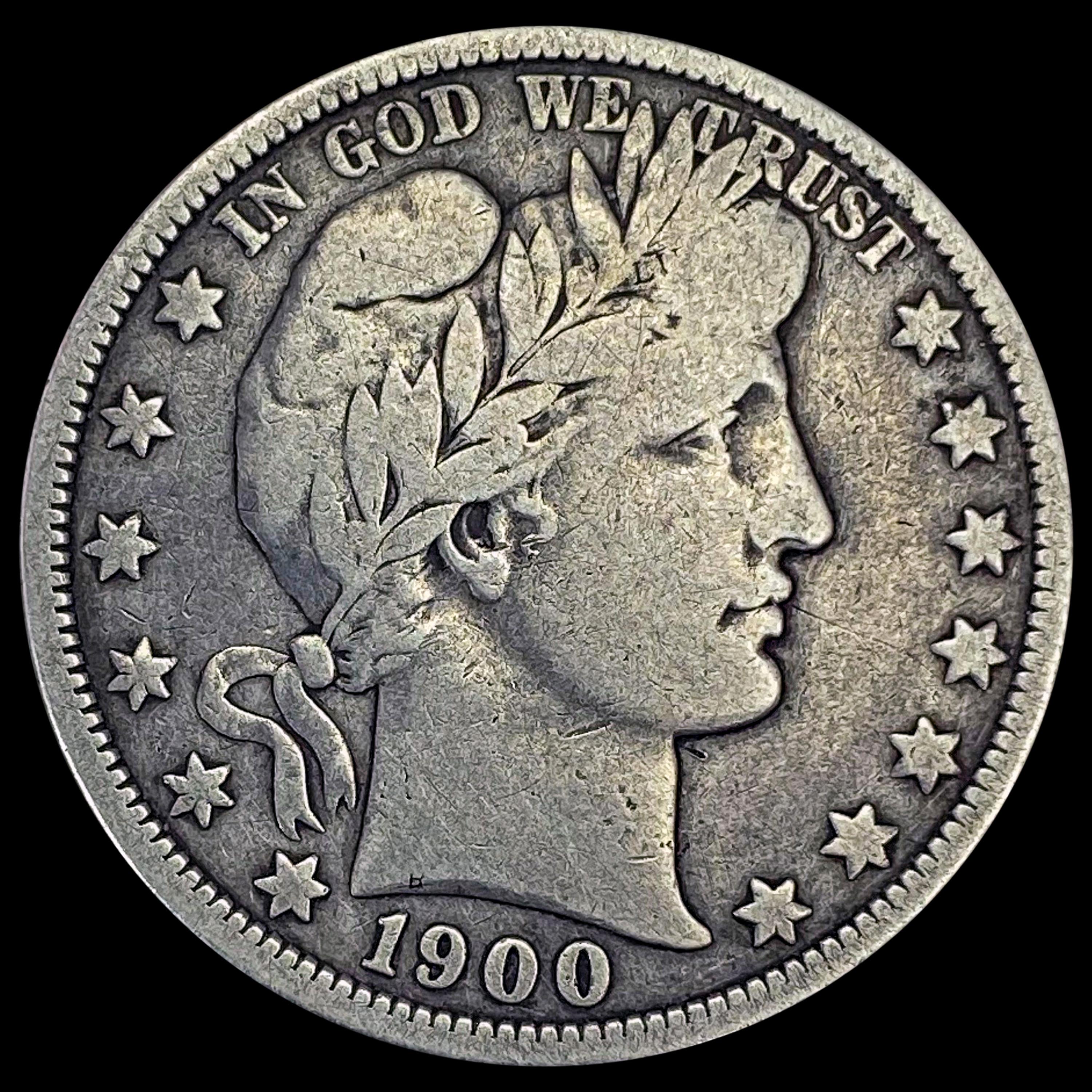 1900-O Barber Half Dollar NICELY CIRCULATED