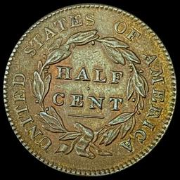 1828 Classic Head Half Cent UNCIRCULATED