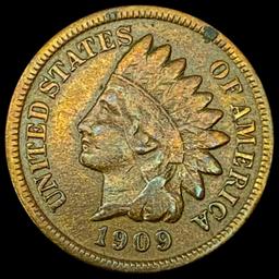 1909-S Indian Head Cent LIGHTLY CIRCULATED