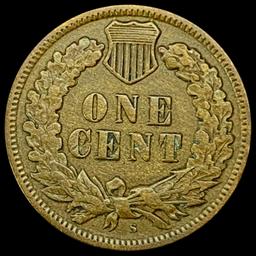 1909-S Indian Head Cent LIGHTLY CIRCULATED