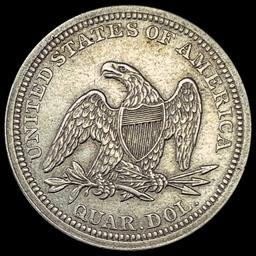1854 Arrows Seated Liberty Quarter CLOSELY UNCIRCULATED