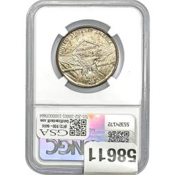 1936-D 50C Arkansas NGC MS65