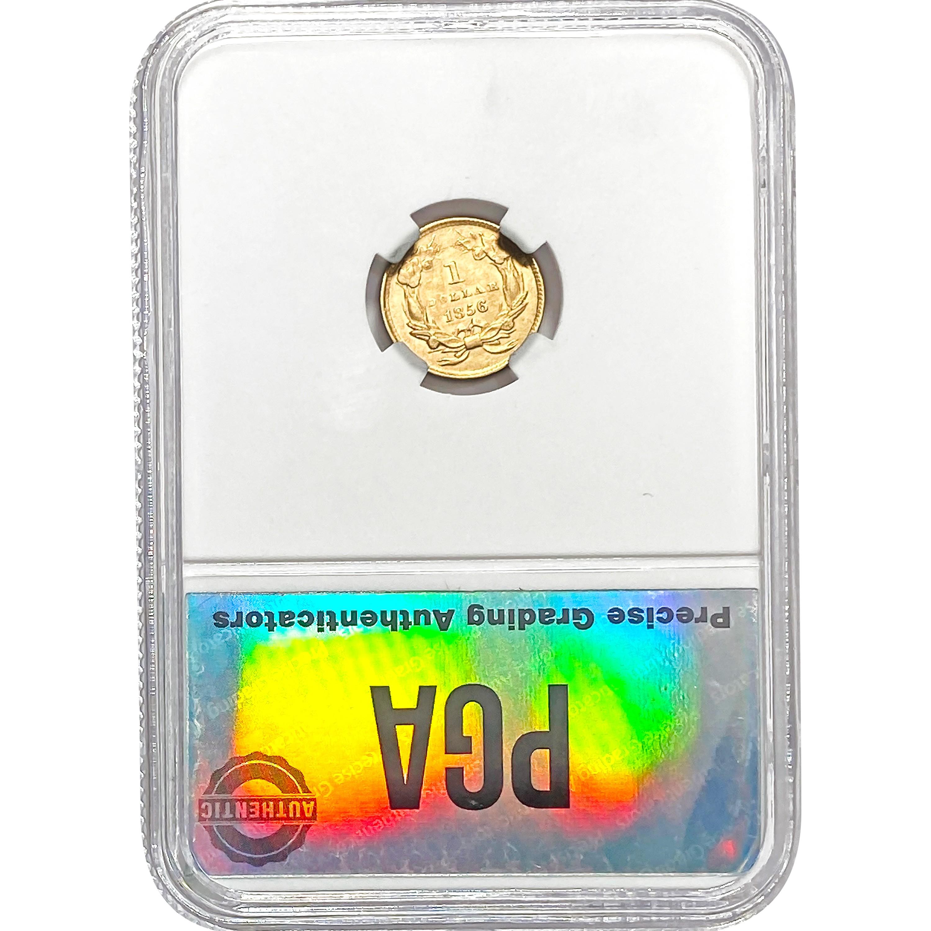 1856 G$1 Slanted 5 PGA MS63