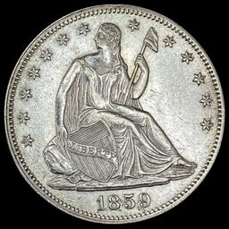 1859 Seated Liberty Half Dollar UNCIRCULATED
