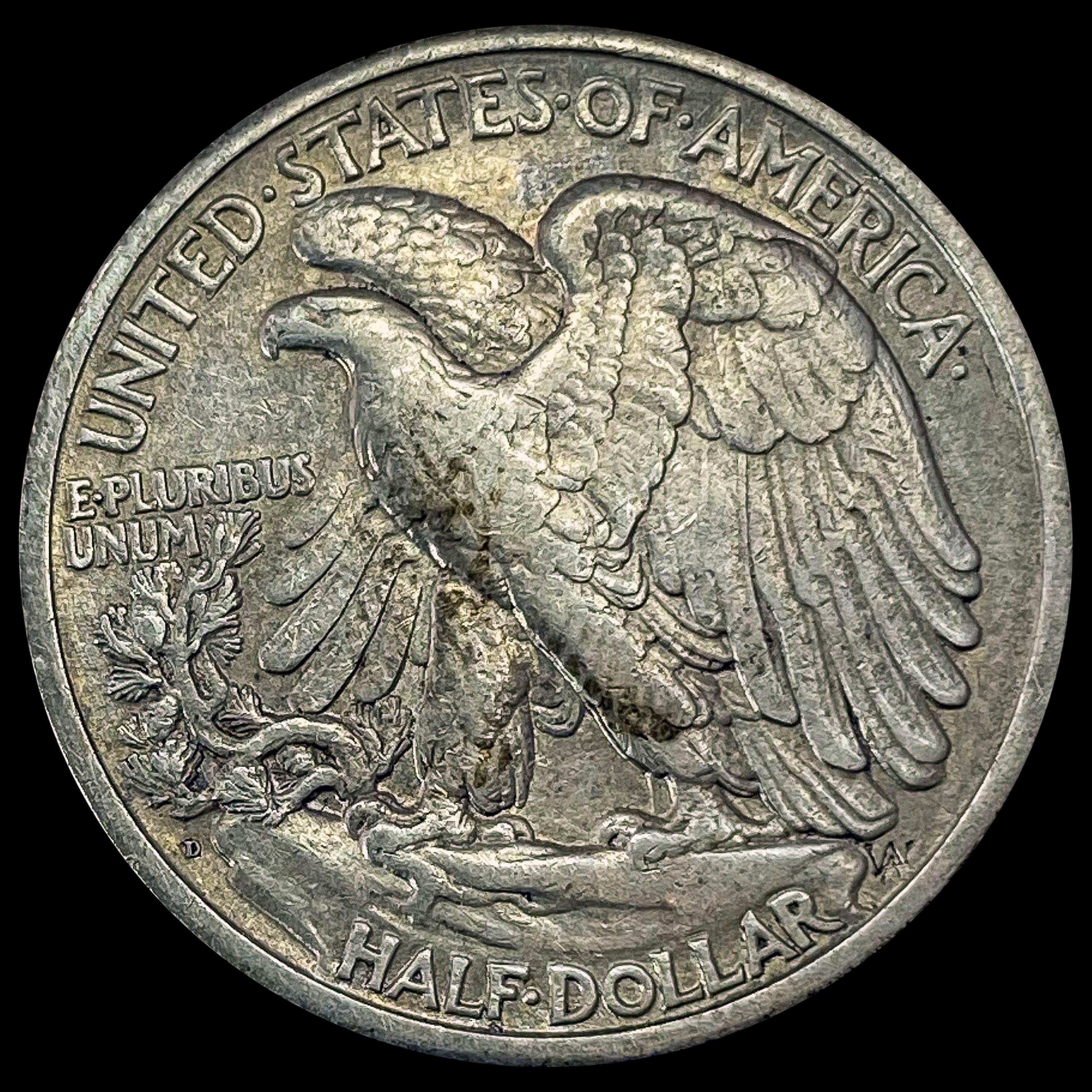 1929-D Walking Liberty Half Dollar CLOSELY UNCIRCULATED
