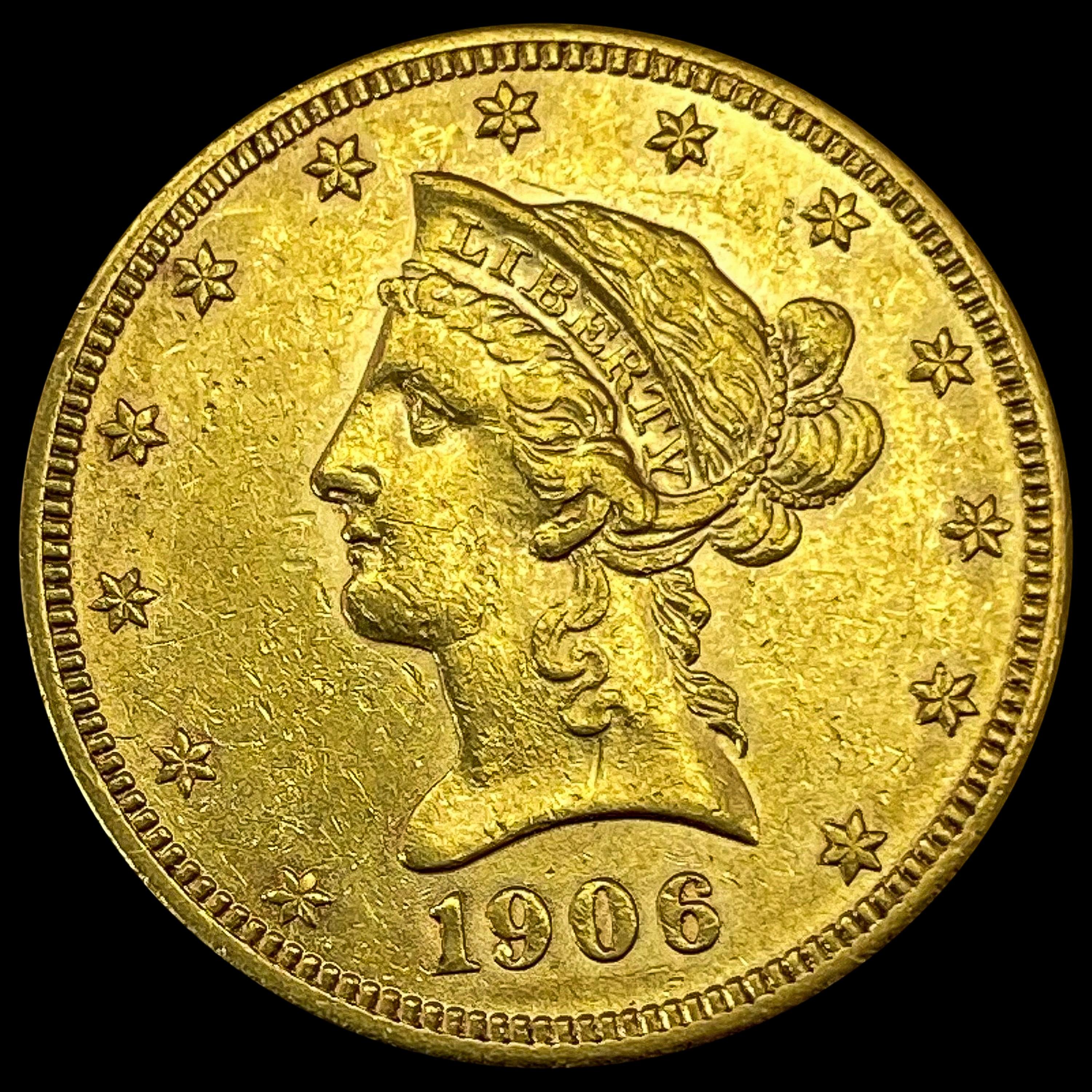 1906 Liberty Head Eagle $10 UNCIRCULATED
