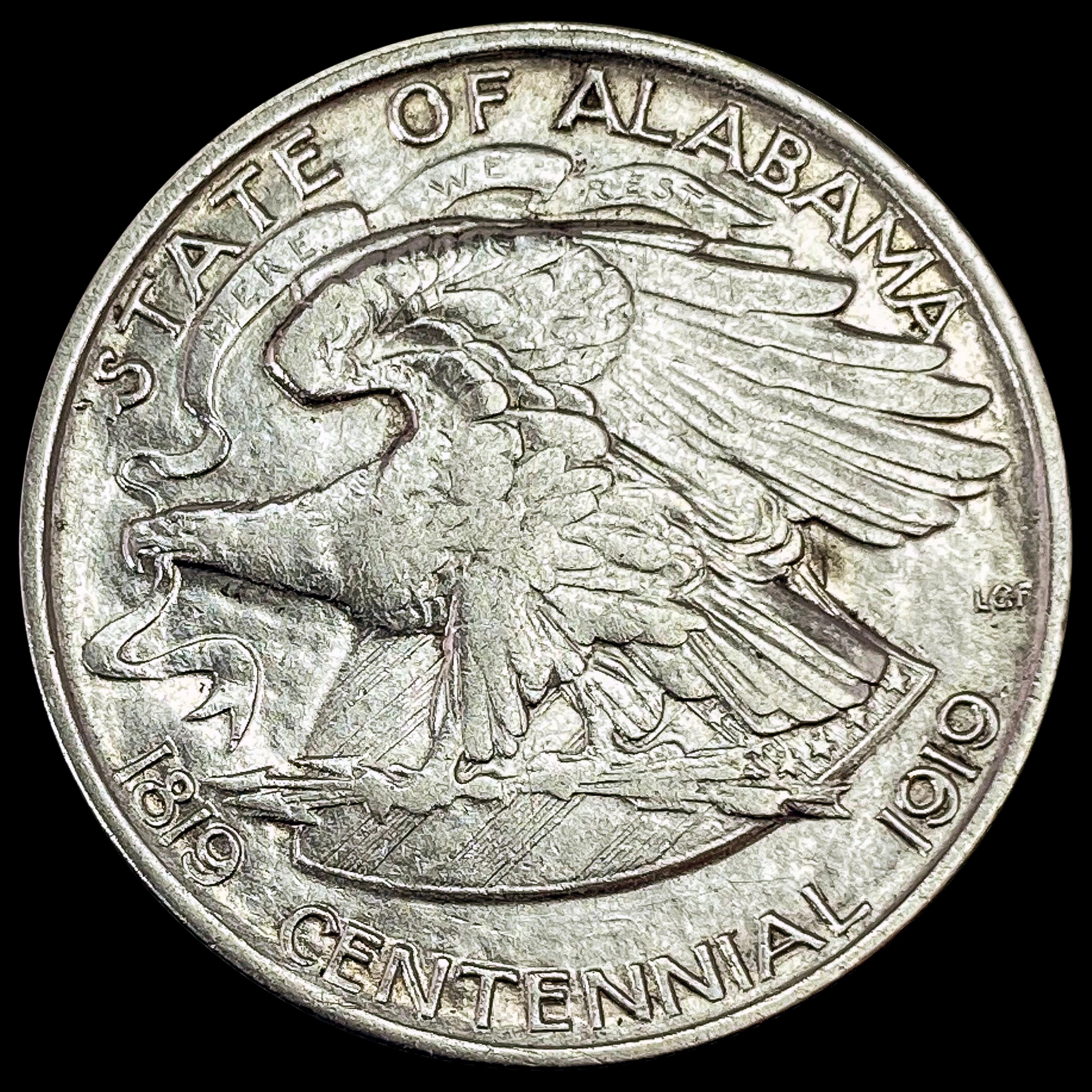 1921 Alabama Centennial Half Dollar CLOSELY UNCIRCULATED