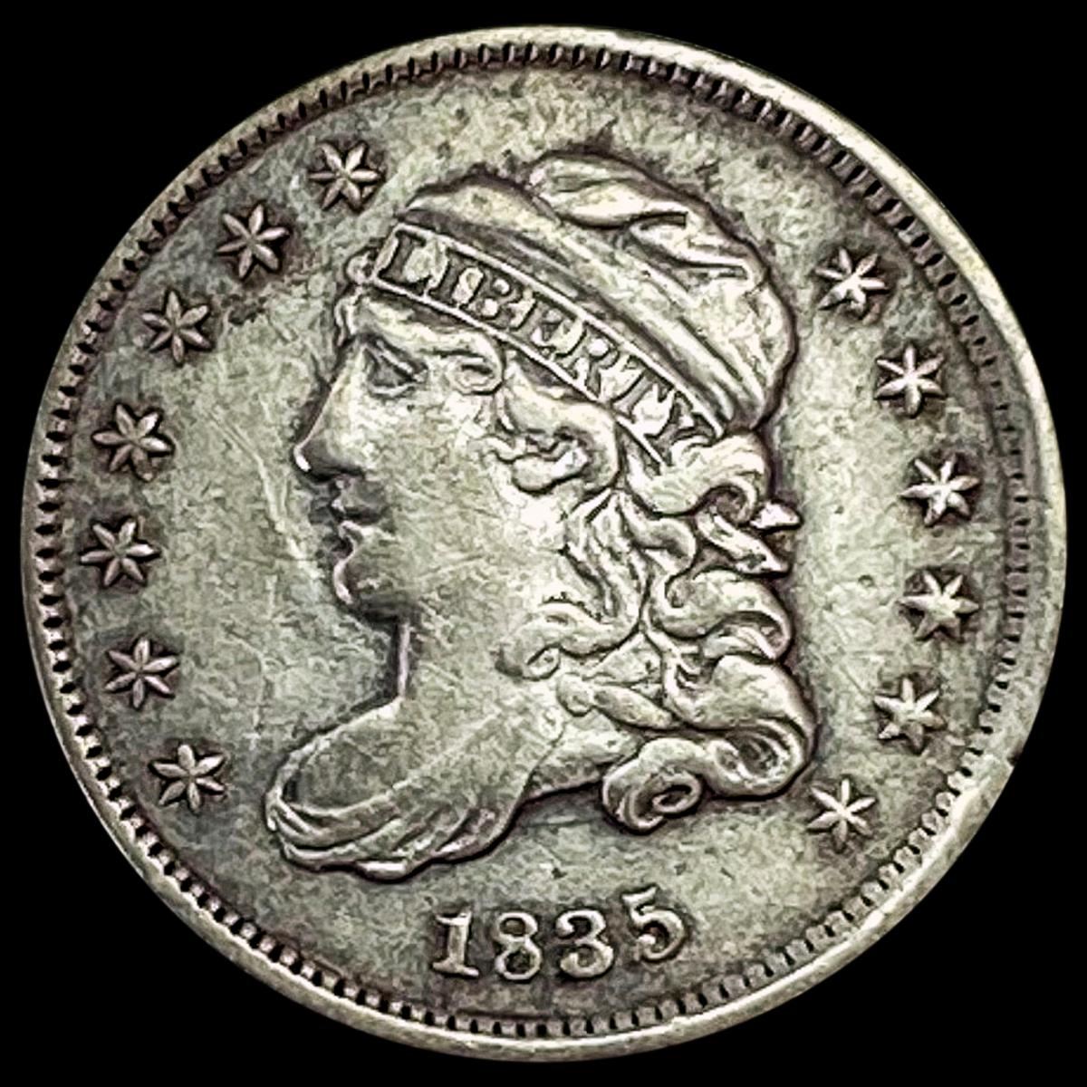 1835 Capped Bust Half Dime NEARLY UNCIRCULATED