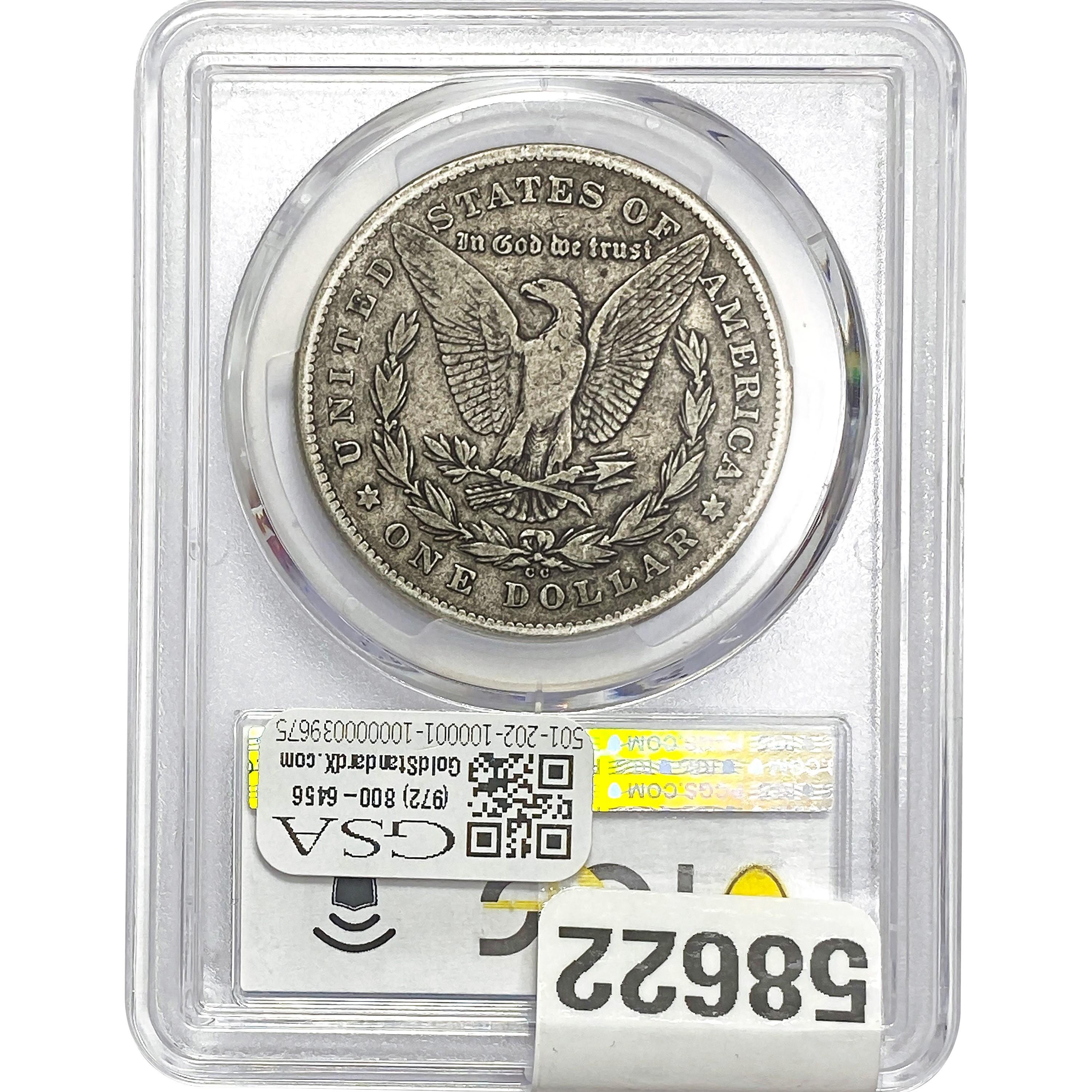 1878-CC Morgan Dollar PCGS F15