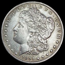 1891-O Morgan Silver Dollar CLOSELY UNCIRCULATED