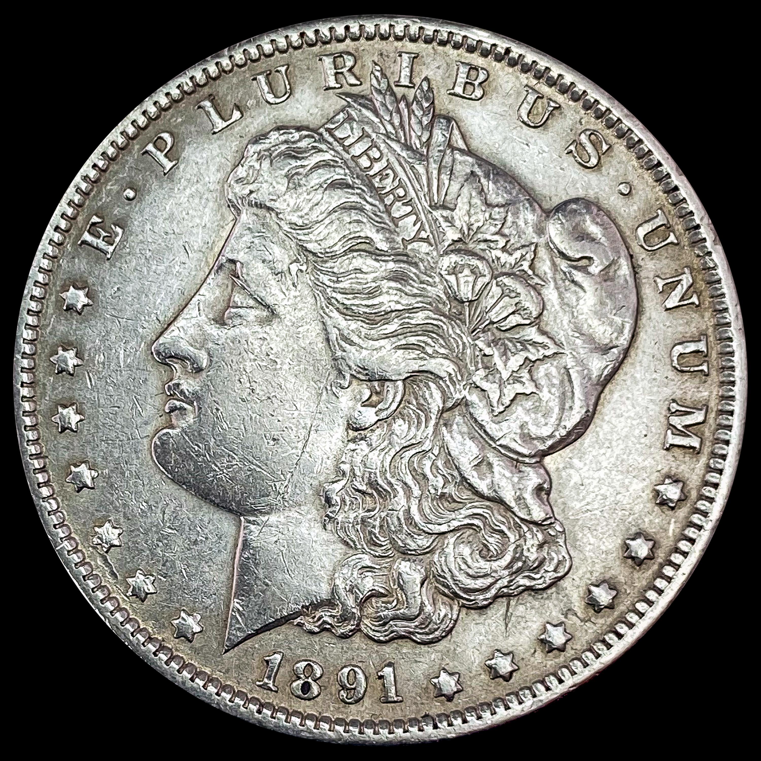 1891-O Morgan Silver Dollar CLOSELY UNCIRCULATED