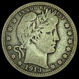 1913 Barber Quarter NICELY CIRCULATED