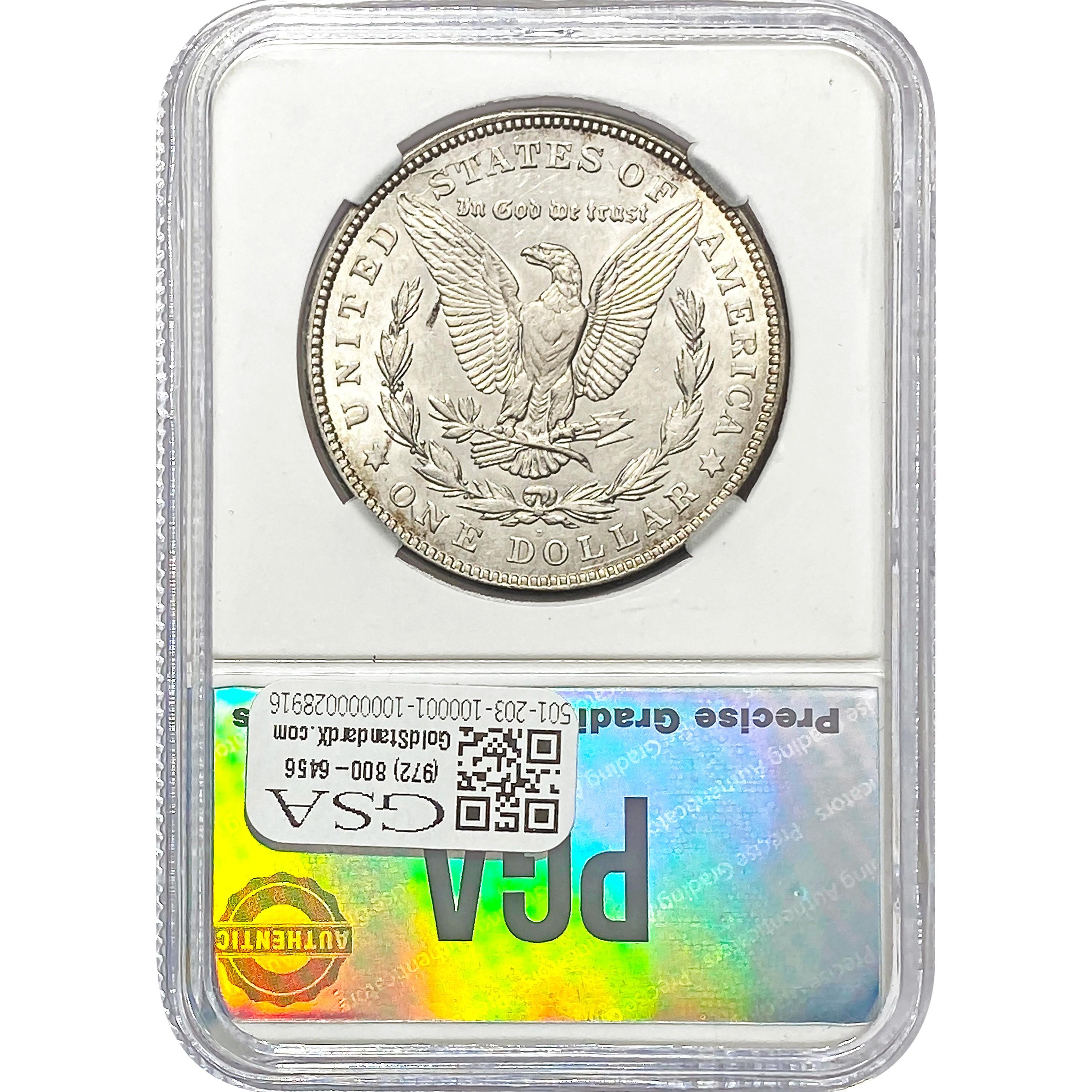 1921-D Morgan Dollar PGA MS65