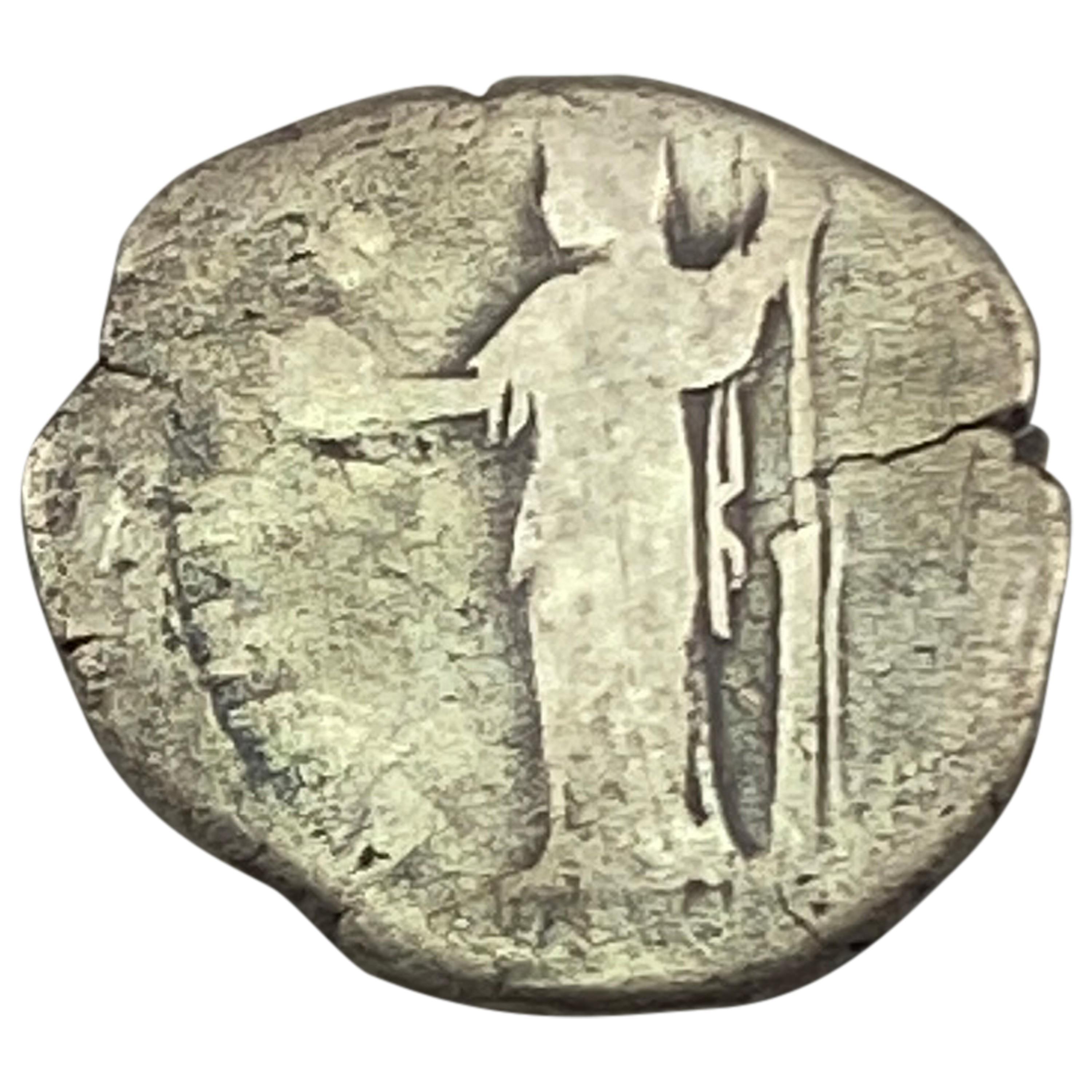 Roman Faustina Sr. 138-140/1 Silver Denarius ABOUT UNCIRCULATED