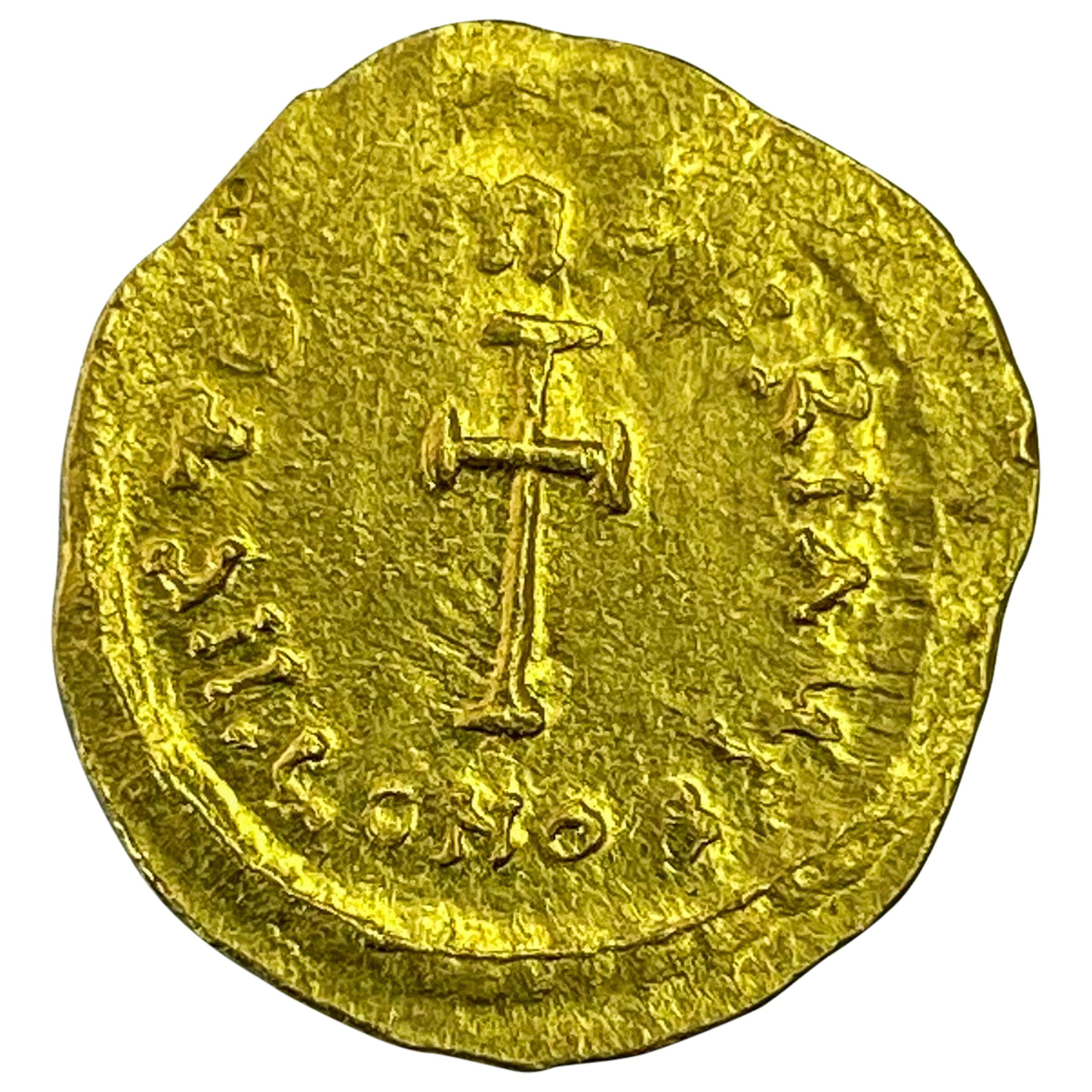 Byzantine Tiberius II 578-582 AD Gold Tremissis CLOSELY UNCIRCULATED