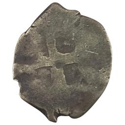 1500s-1600s Spanish Colonial Silver Cob NEARLY UNCIRCULATED