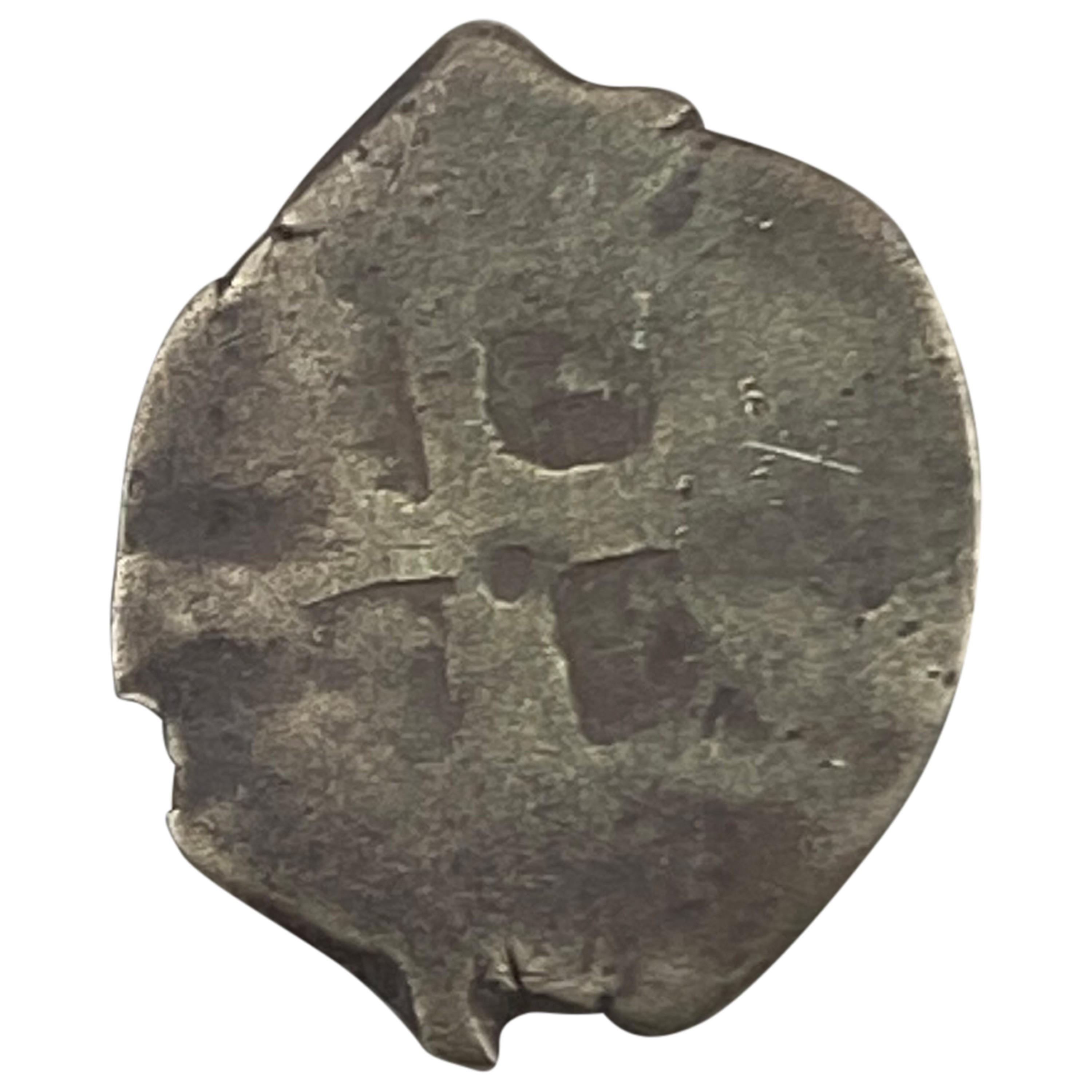 1500s-1600s Spanish Colonial Silver Cob NEARLY UNCIRCULATED