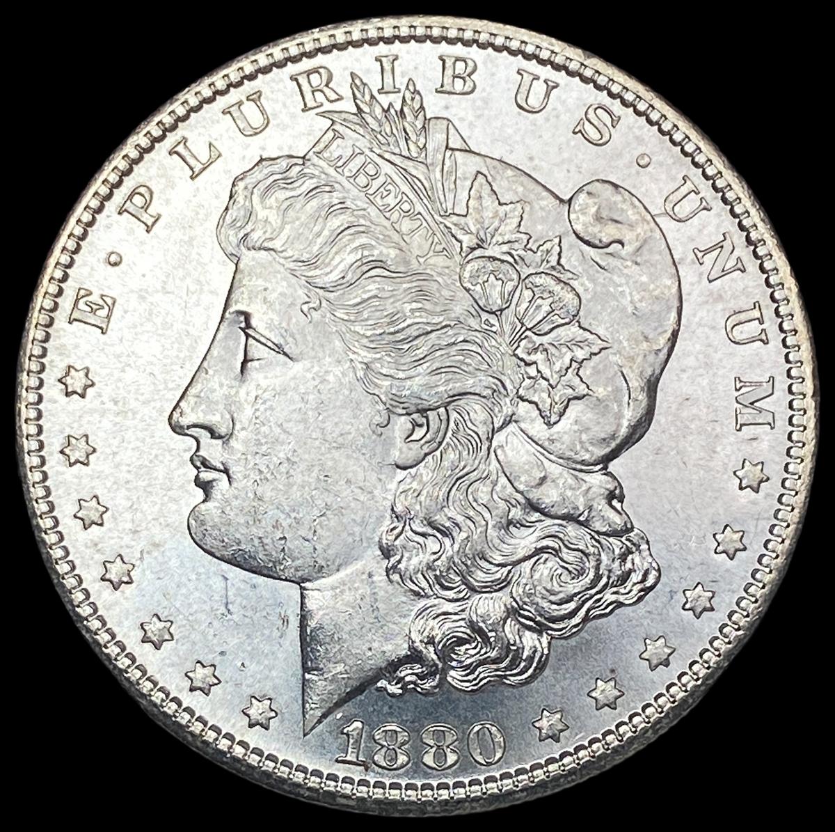 1880-S Morgan Silver Dollar GEM BU