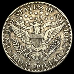 1915-D Barber Half Dollar LIGHTLY CIRCULATED