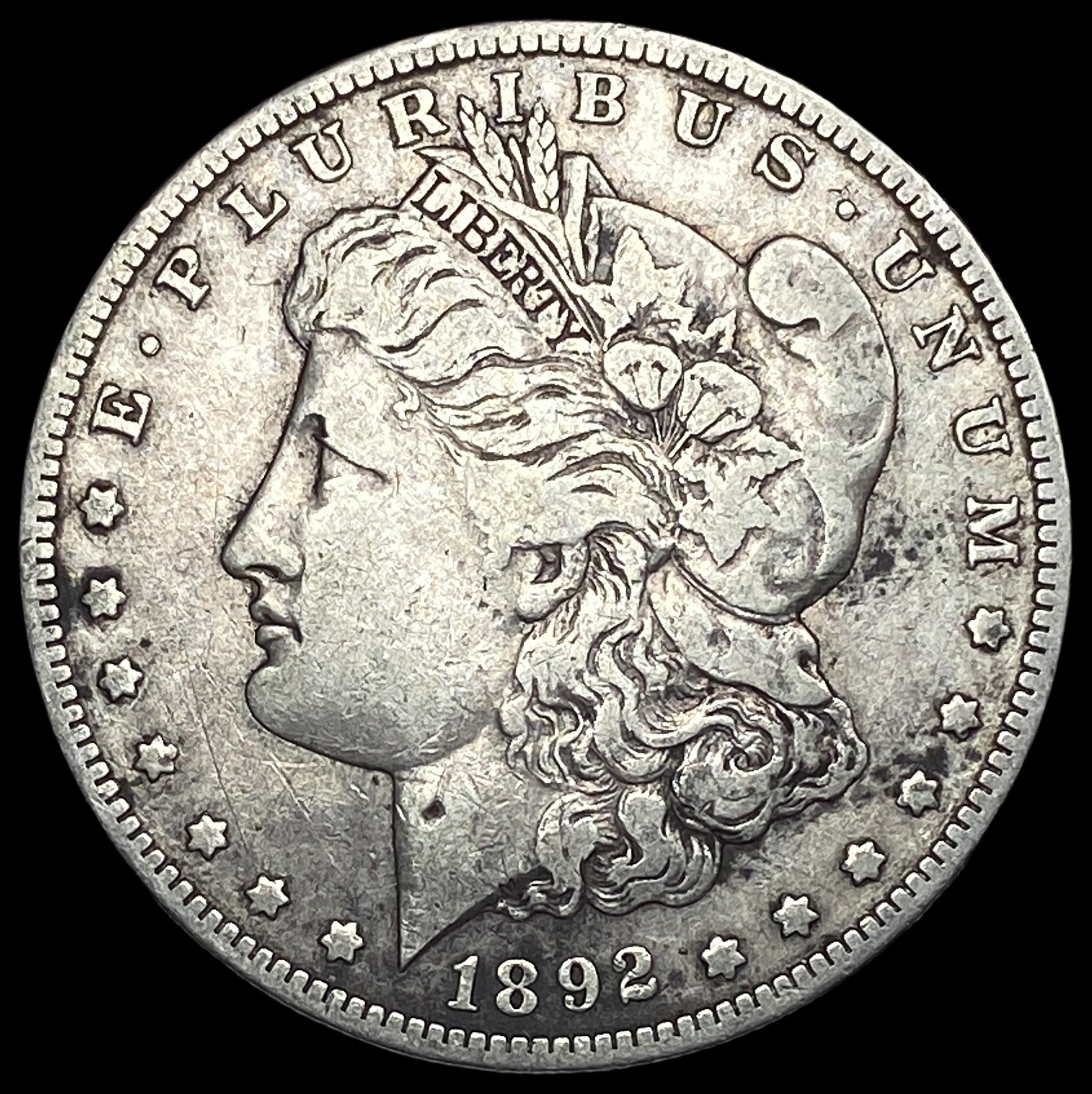 1892-S Morgan Silver Dollar LIGHTLY CIRCULATED