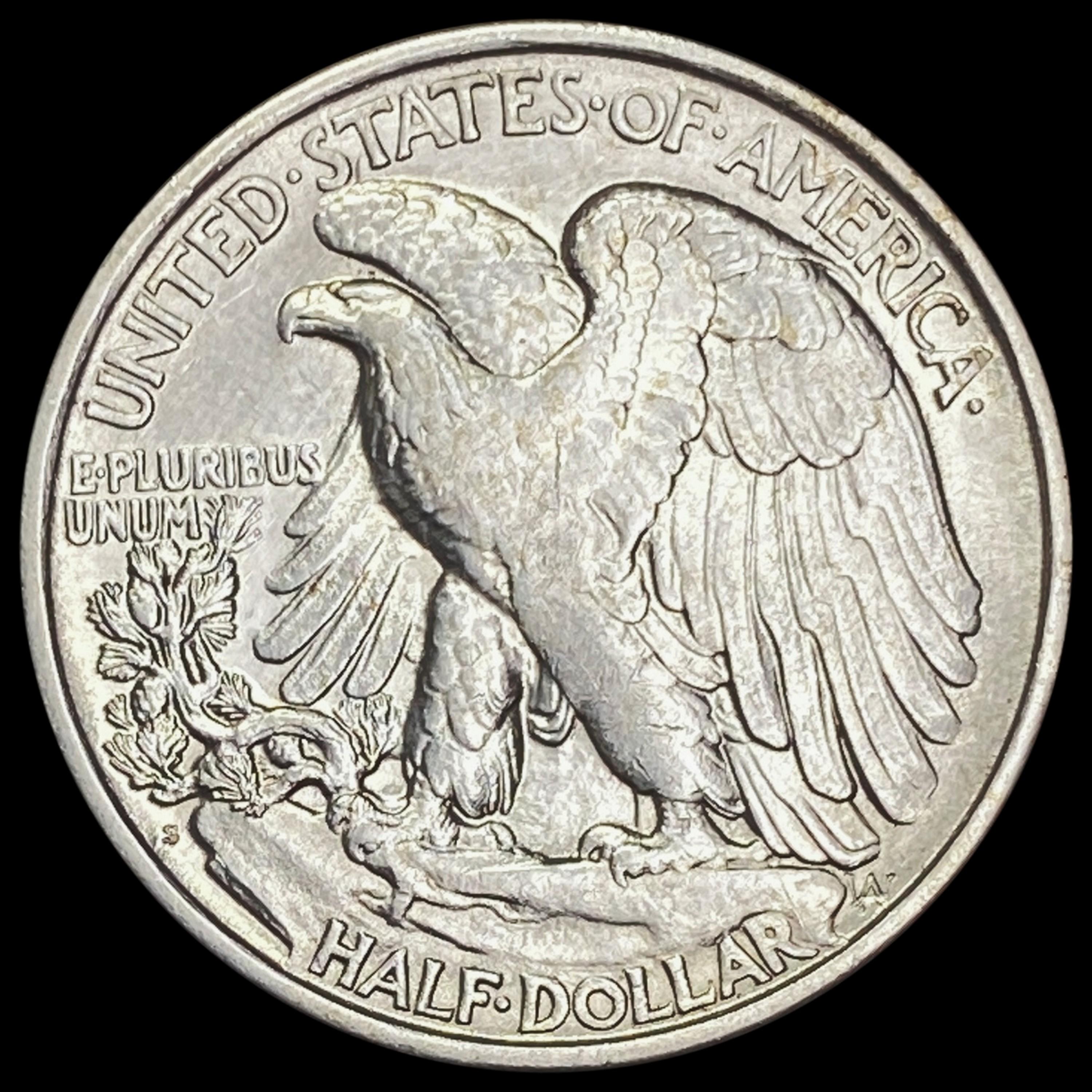 1917-S Walking Liberty Half Dollar CHOICE AU CHOI