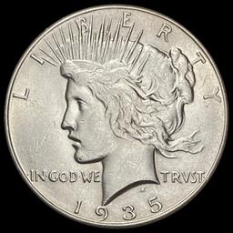 1935 Peace Dollar CLOSELY UNCIRCULATED CLOSELY UN