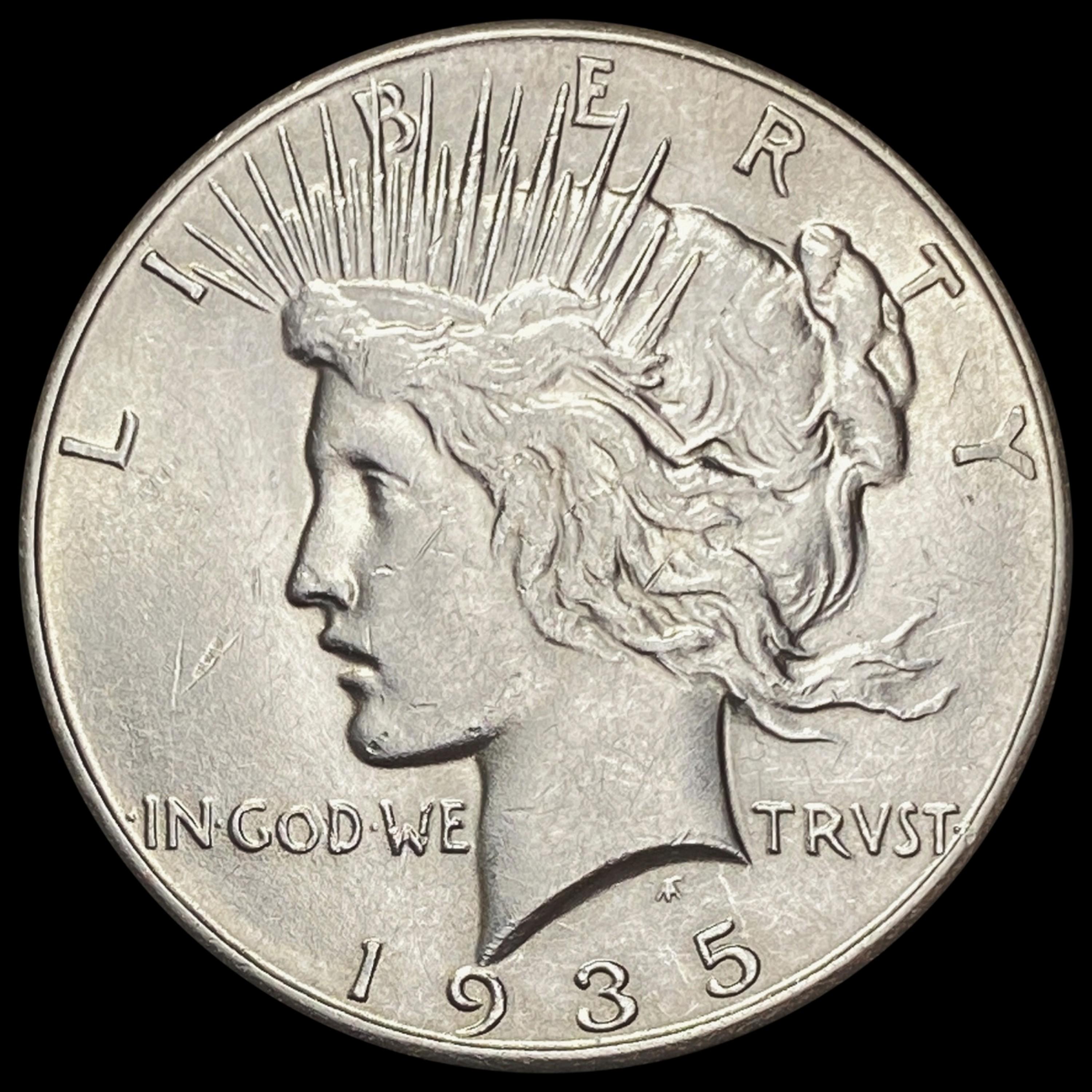 1935 Peace Dollar CLOSELY UNCIRCULATED CLOSELY UN